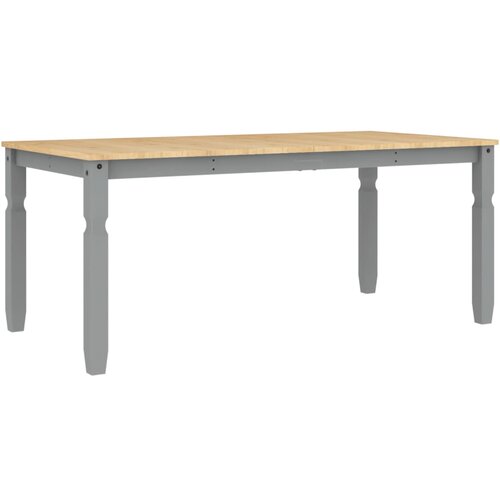 Maison Chic Jedilna miza - Kuhinjska miza - Jedilni stol Corona siva 180x90x75 cm trdna borovina, (21714873) Cene
