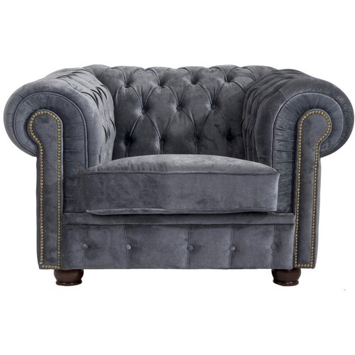 Max Winzer Siv fotelj Norwin Velvet Slike