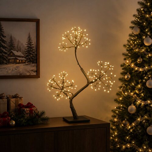  LED božićno drvce u obliku slova S 2 kom. Bijela Slike
