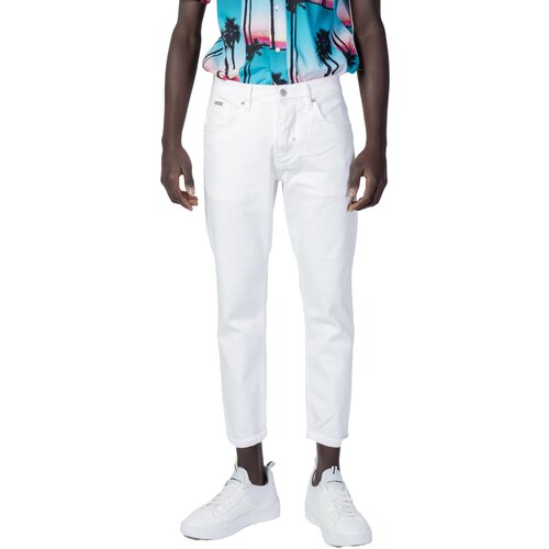 Antony Morato Kavbojke slim ARGON SLIM ANKLE LEN MMTR00696-FA800150 Bela Cene