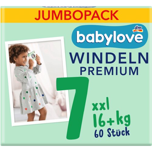 babylove Pelene PREMIUM - xxl veličina 7 (16+ kg) 60 kom Cene