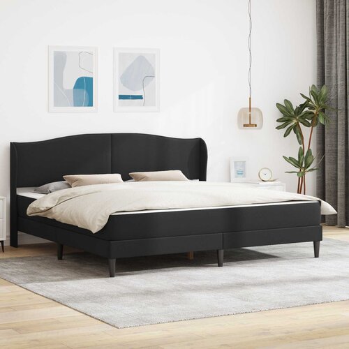  Krevetna konstrukcija Crna 180 x 200 cm Umjetna koža Cijene