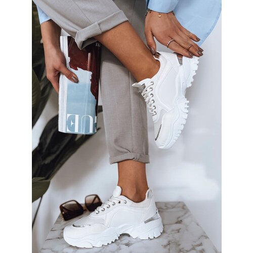 DStreet Sneakersy damskie LIZZE białe Cene