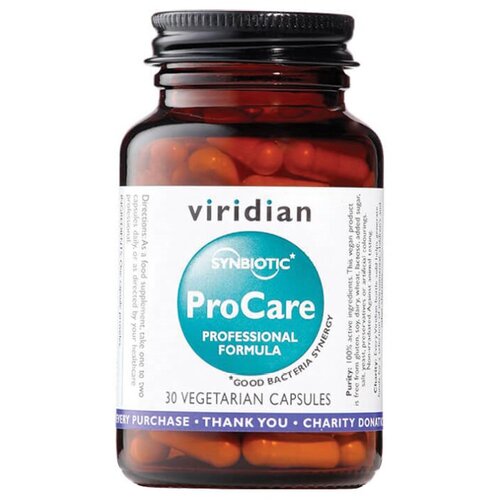 Viridian Nutrition Probiotiki dnevna simbioza ProCare (30 kapsul) Slike