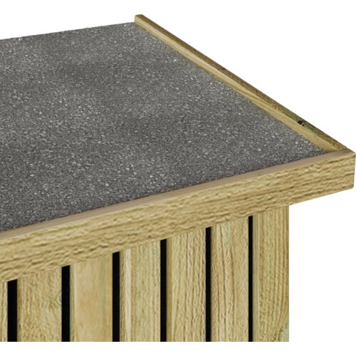 VidaXL kutija za pohranu 119x44x58.5 cm Obrađeni bor Slike