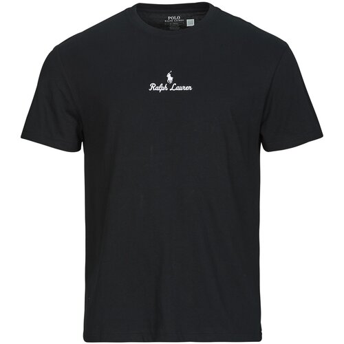 Polo Ralph Lauren Majice s kratkimi rokavi T-SHIRT AJUSTE EN COTON CENTER Črna Slike