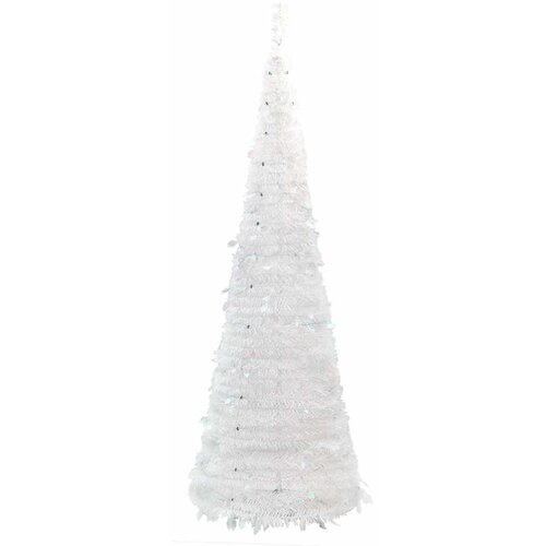 Umjetno božićno drvce 200 LED žarulja bijelo 210 cm Slike
