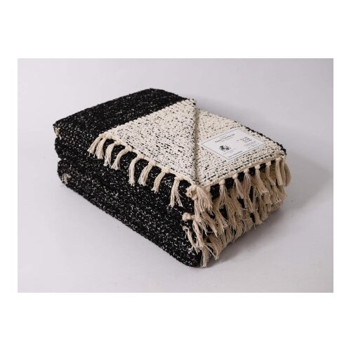  Fleker-prekrivač garnitura Dva lica (trosed-dvosed-fotelja) BLACK ( VLK000623-crnaboja ) Slike