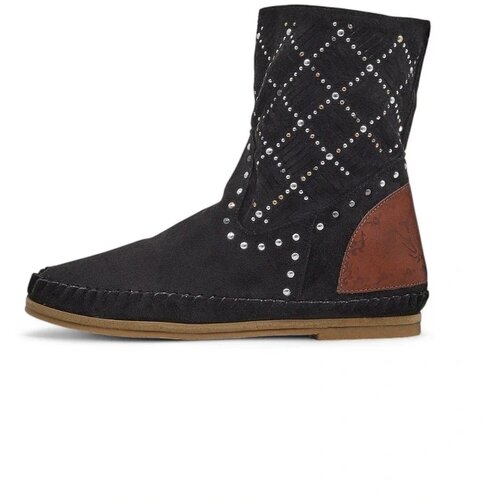 Resti Women's ankle boots with low wedge and studs Indian Style Cene