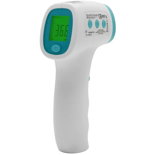 JIACOM Digitalni brezkontaktni IR termometer FR880 (območje merjenja temperature predmetov: 0–100°C, območje merjenja telesne temperature: 32–42,9°C)
