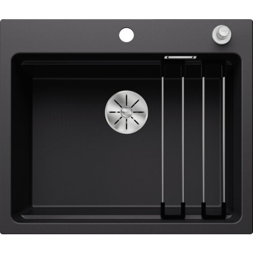 Blanco sudoper ETAGON 6 InFino SILGRANIT CRNA, pribor inox nosači, s dalj. upr. Cijene