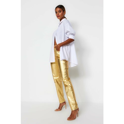 Trendyol Jeans - Gold - Straight Slike