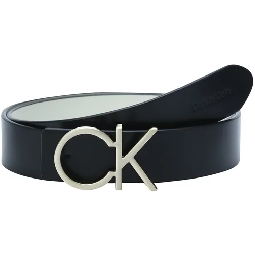 Calvin Klein Pas črna / srebrna