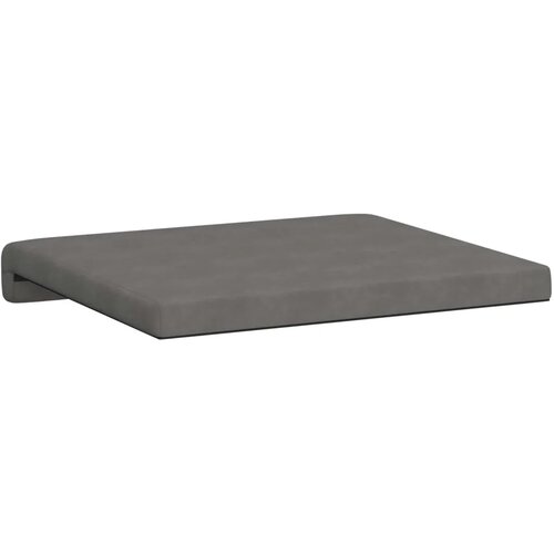  Jastučić za klupu 4 kom. Mikrovlakna Tamnosiva Dubina 35 cm - Tamnosiva 4 Slike
