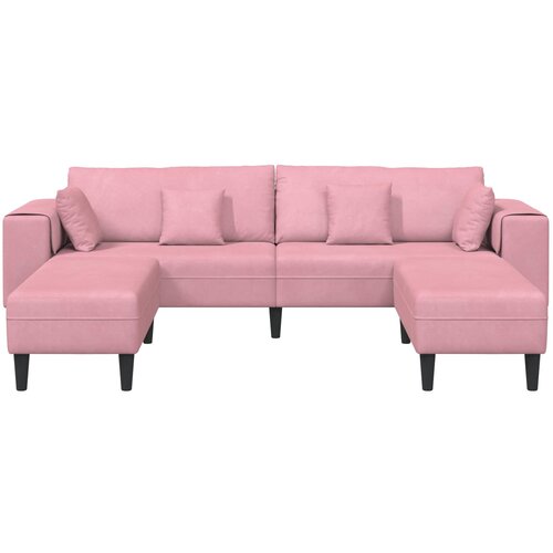 SOFA 3 pcs Ružičasta 250 x 188 x 76 cm Bar&amp;scaron;un Slike