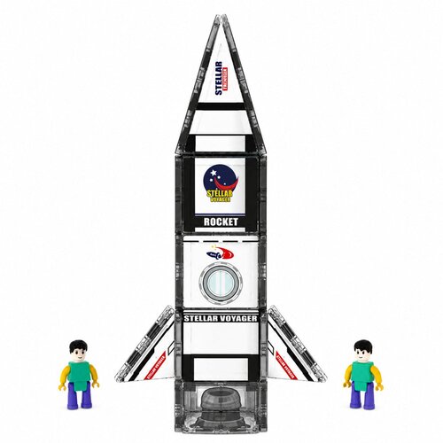 Magnetic Construction Blocks Space Rocket Figures 26 pcs. Slike