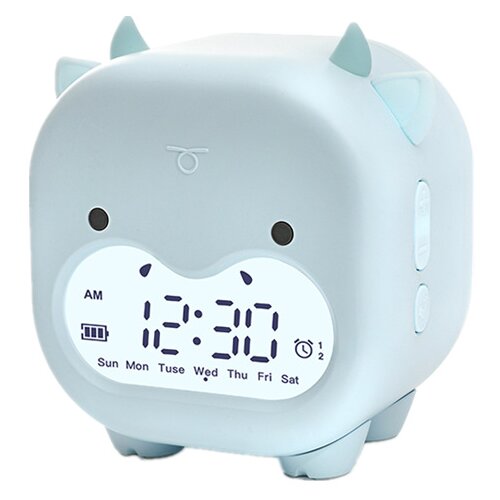Generic Inteligentna budilka Stupid Cow Polnjenje preko USB-ja LED za merjenje časa Glasovno nadzorovana elektronska digitalna ura, (21125779) Cene