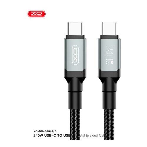 XO Kabl NB-Q264B Type-C na Type-C 240W 2M crn ( 0309 ) Cene