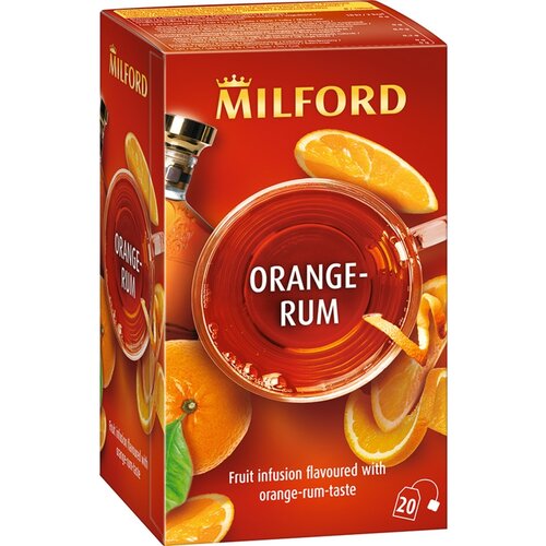 Milford čaj pomorandža rum 60g Cene