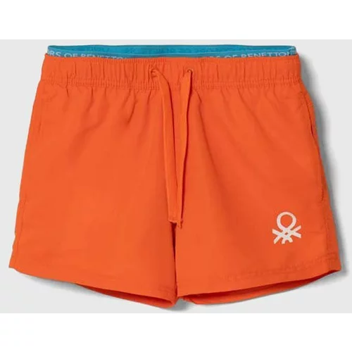 United Colors Of Benetton Otroške kopalne kratke hlače oranžna barva