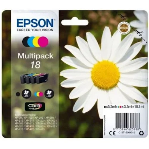 Epson Claria Home Multipack T 180 BK/C/M/Y T 1806