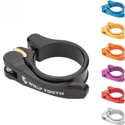 Wolf Tooth Quick Release obujmica cijevi sjedala - 31,8, Srebrna Cene