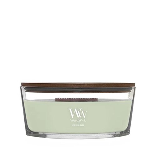 WoodWick Ethereal Haze di&amp;scaron;eča sveča z lesenim stenjem (hearthwick) 453.6 g Slike
