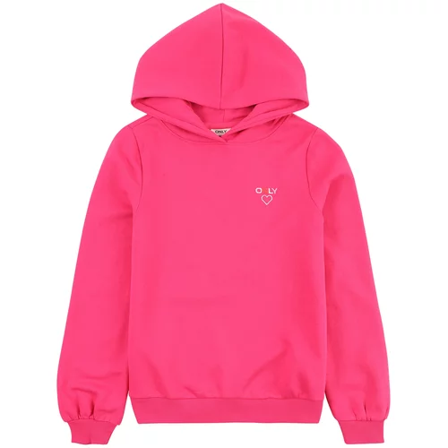 Kids Only Sweater majica 'Noomi' narančasta / roza / rosé / bijela