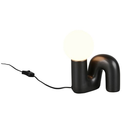 REALITY Crna stolna lampa keramička (visina 21,5 cm) Quinn &amp;ndash; Slike
