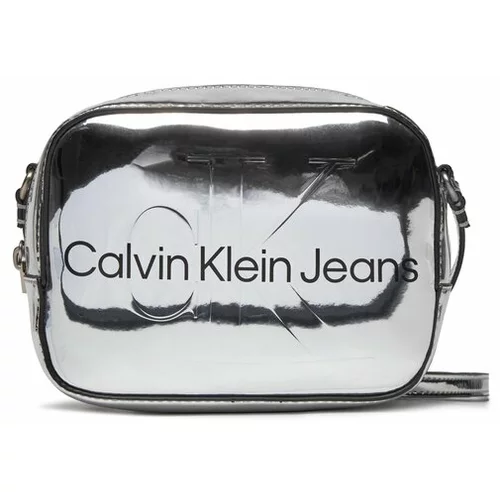 Calvin Klein Jeans Ročna torba Sculpted Camera Bag18 Mono S K60K611858 Srebrna