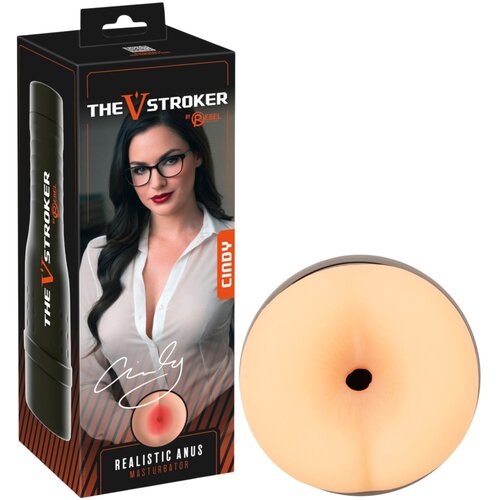 Rebel The V-Stroker Cindy - realistična umjetna guza masturbator (u boji kože) Cijene