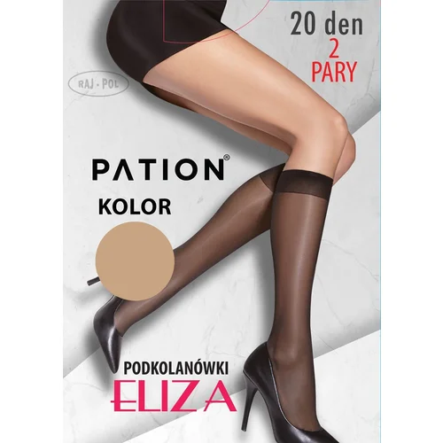 Raj-Pol Woman's Knee Socks Pation Eliza 20 DEN Daino