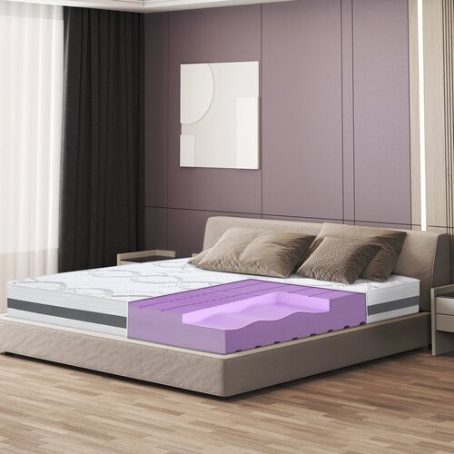 The White Stone Ortopedska Vzmetnica 80x175 cm Srednja Trdota | Višina 25 cm | Hipoalergena in Zračna Tkanina, (5000186152) Cene