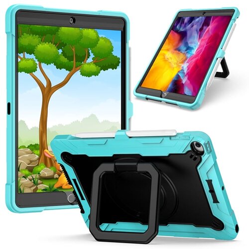 NIKCORP Ovitek za iPad Air 5/4 10.9 in Pro 11 s stojalom, naramnim trakom in držalom za pisalo, odporen na udarce, mentol zelena, (5000139218) Cene