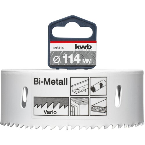 KWB BiMetal krunasta testera 114/32, HSS, drvo/metal/plastika Slike