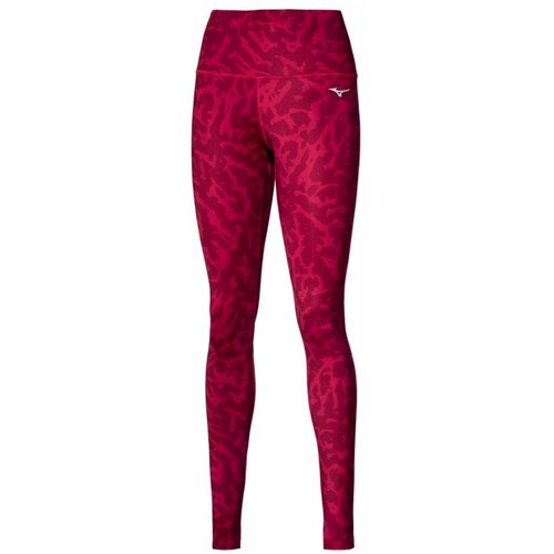 Mizuno Women&amp;#039;s Printed Tight /Persian Red Trousers Slike