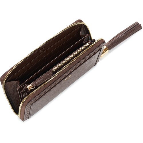 Lancel Denarnice PREMIER FLIRT DE LONG ZIPAROUND Kostanjeva Slike