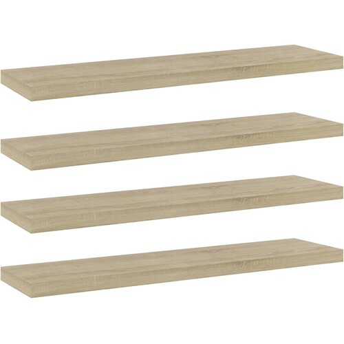 vidaXL Dodatne police za omaro 4 kosi sonoma hrast 40x10x1,5 cm Cene