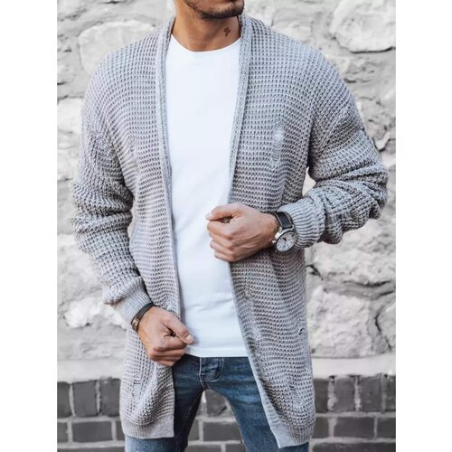 DStreet Men's light gray sweater WX1984 Slike