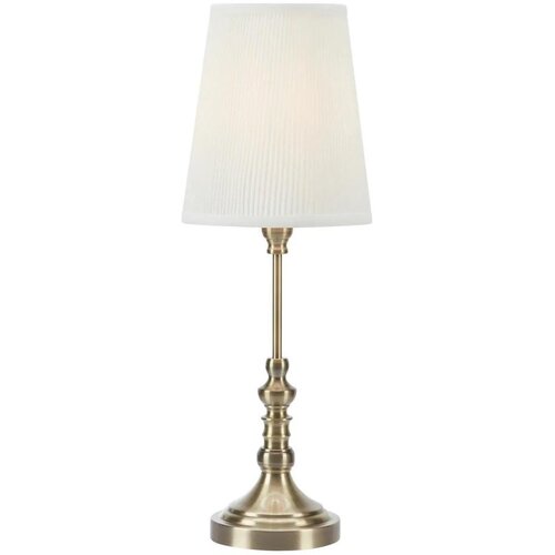 Marksl&amp;ouml;jd 108970 - Stona lampa NOBLE 1xE14/40W/230V 66 cm bela/mesing Slike