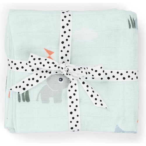 Done By Deer komplet 2 tetra pleničk 65x65 playground blue Slike