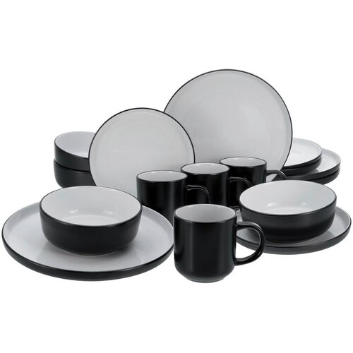 Creatable Kombinirani Servis Nordic Cool Black, 16-Delni Cene