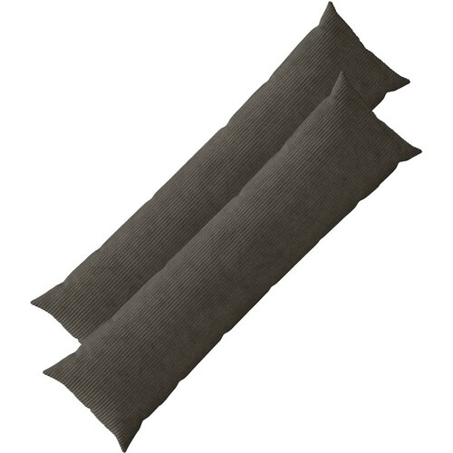  Presvlaka za jastuk 2 pcs HEERLEN Antracit 40 x 145 cm Kord Cene
