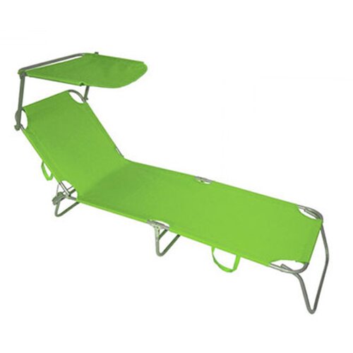 Olimp Sport Ležaljka za baštu sa tendom zelena Cene