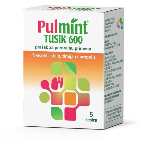 Esensa Pulmint Tusik 600, 5 kesica Slike