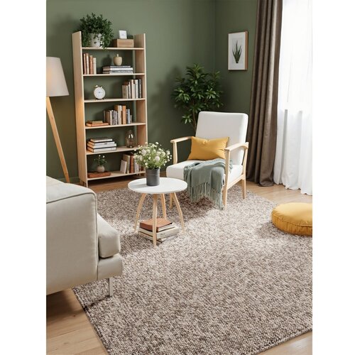 Elle Decoration Sivi periv tepih 240x340 cm Rocco Taupe &amp;ndash; Slike