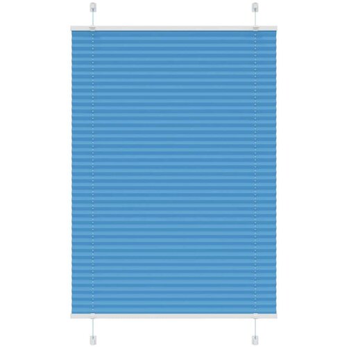 vidaXL Plisirana roleta plava 100x150 cm širina tkanine 99,4 cm Cijene