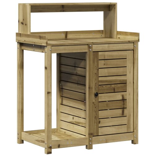 vidaXL Miza za sajenje s policami 82,5x50x109,5 cm impreg. borovina, (21159808) Cene