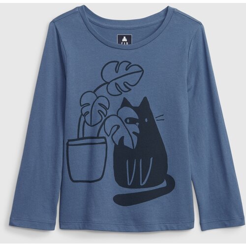 GAP Children's T-shirt organic with print - Girls Cene
