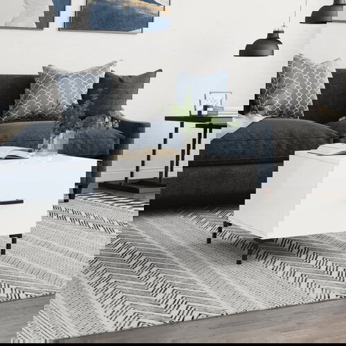 VidaXL Stolić za kavu sjajni bijeli 50 x 50 x 40 cm konstruirano drvo Slike